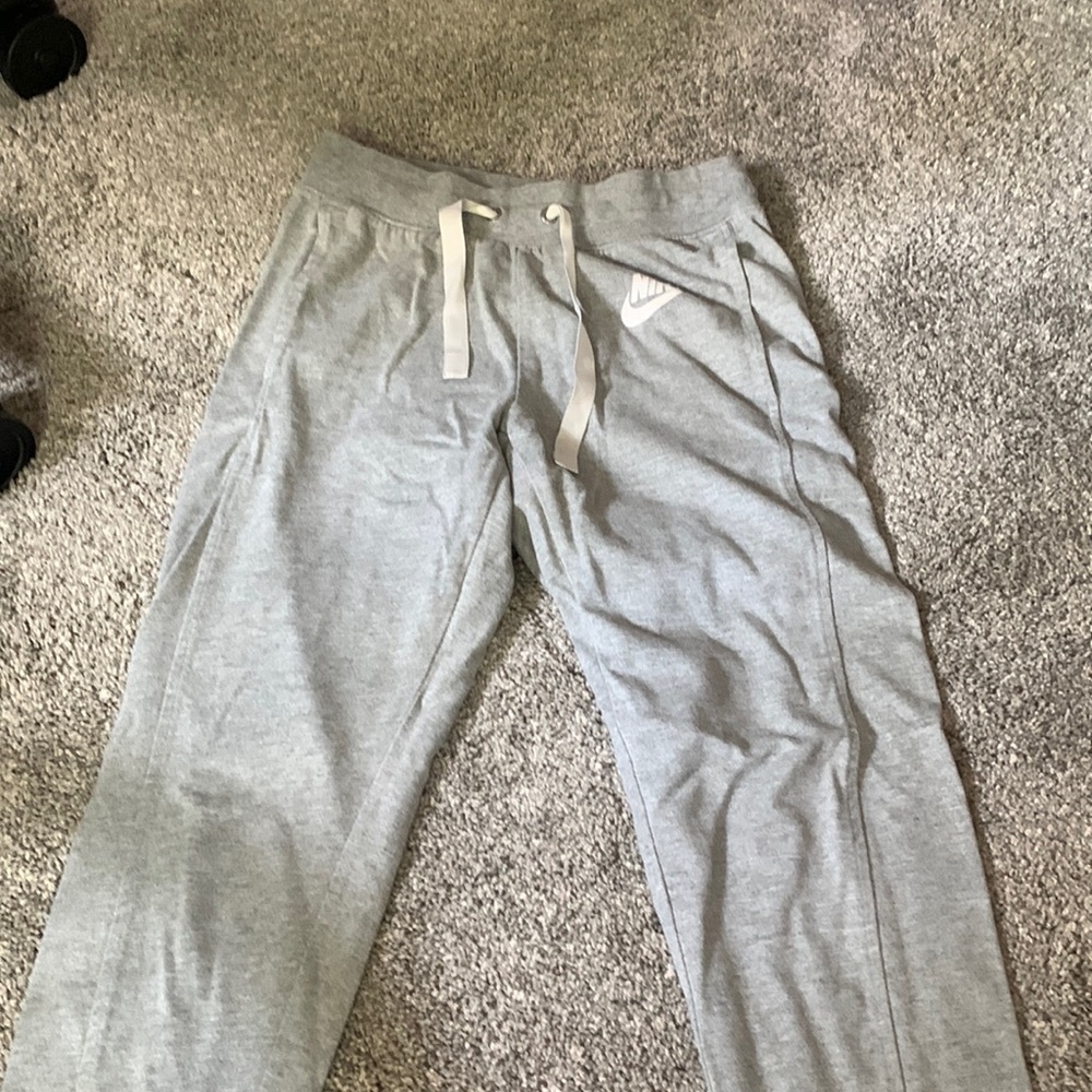 Grey Nike joggers